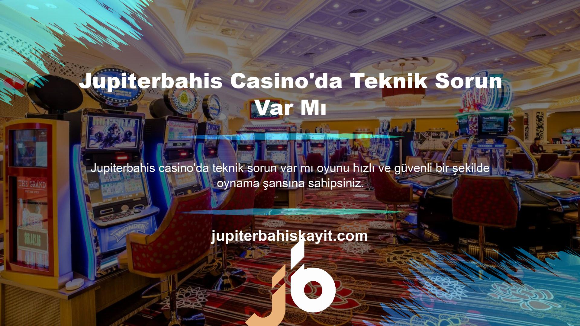 Türkçe seçeneği ile dilediğiniz tarih ve saatte Jupiterbahis casino oyun seçimini keşfedebilir ve hemen kazanmaya başlayabilirsiniz